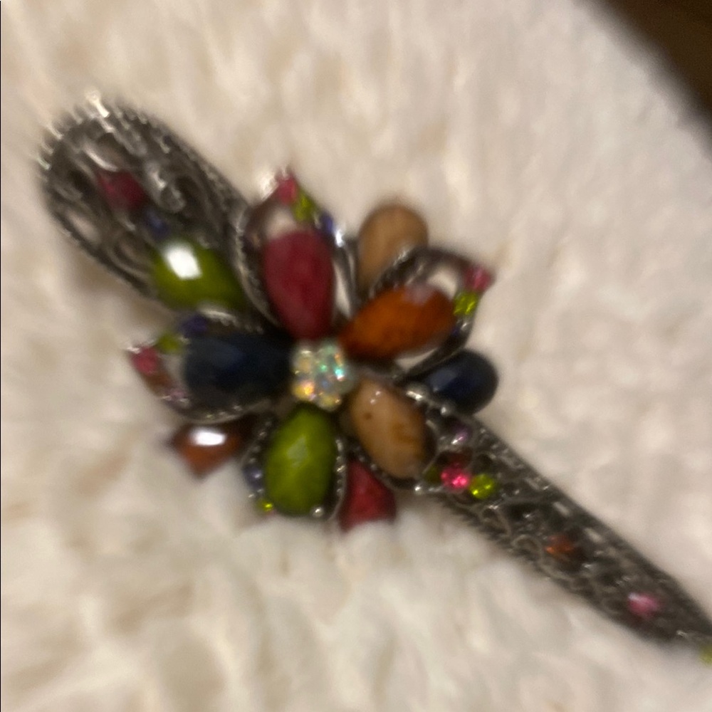 Multicolor Floral Hair clip